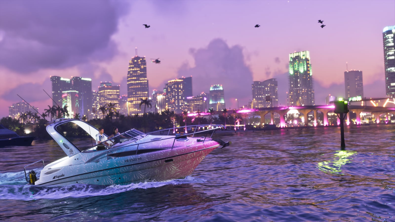 Official GTA VI Ultimate Edition image of the Shitzu Squalo boat